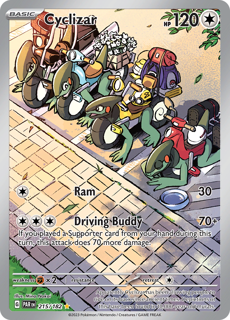 Cyclizar - #215/182 - Pokémon Scarlet & Violet - Paradox Rift