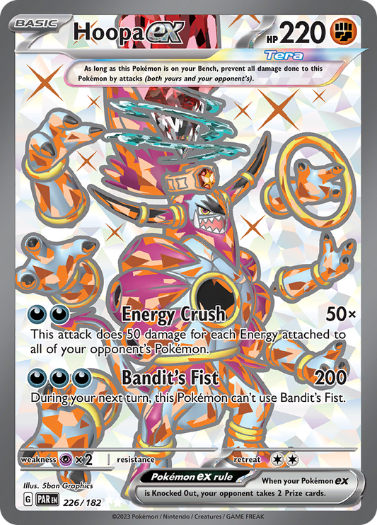 Hoopa ex - #226/182 - Pokémon Scarlet & Violet - Paradox Rift