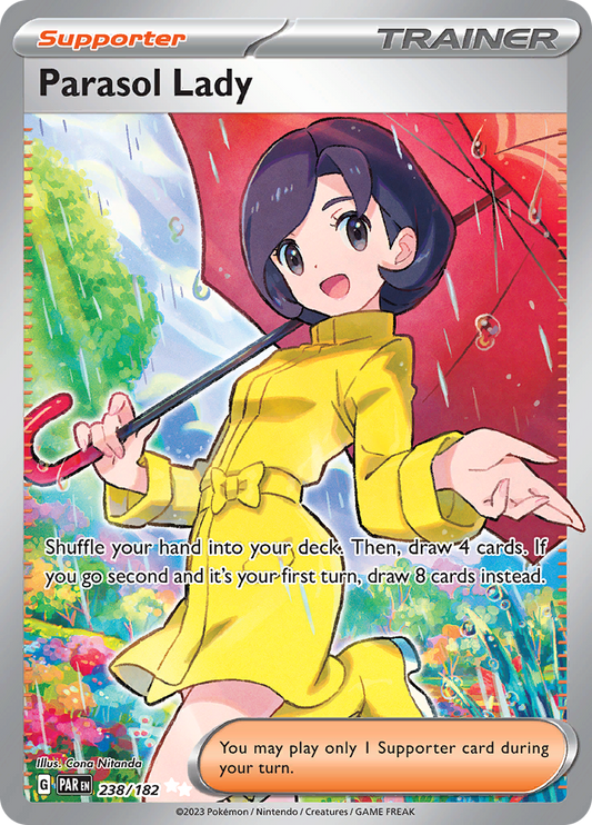 Parasol Lady - #238/182 - Pokémon Scarlet & Violet - Paradox Rift