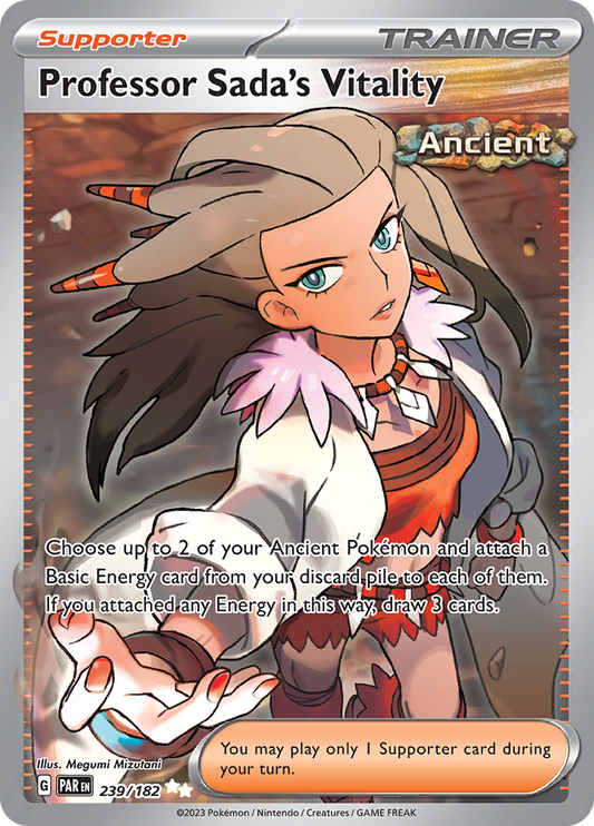 Professor Sada's Vitality - #239/182 - Pokémon Scarlet & Violet - Paradox Rift