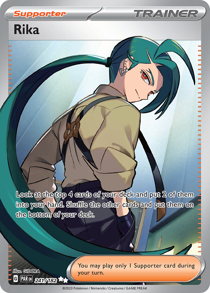 Rika - #241/182 - Pokémon Scarlet & Violet - Paradox Rift