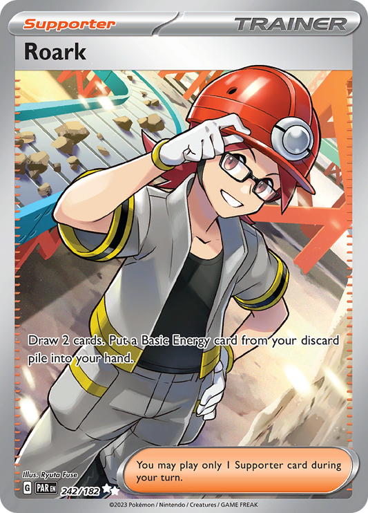 Roark - #242/182 - Pokémon Scarlet & Violet - Paradox Rift
