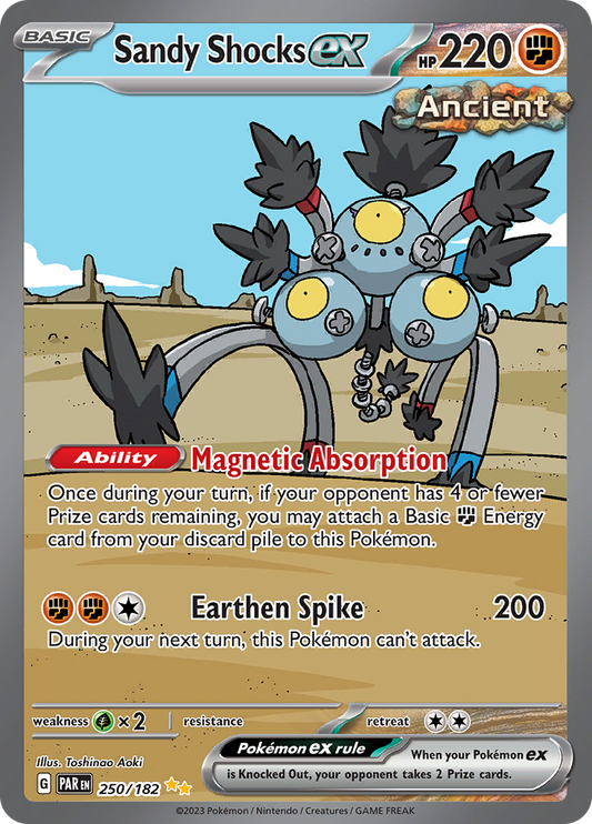 Sandy Shocks ex - #250/182 - Pokémon Scarlet & Violet - Paradox Rift