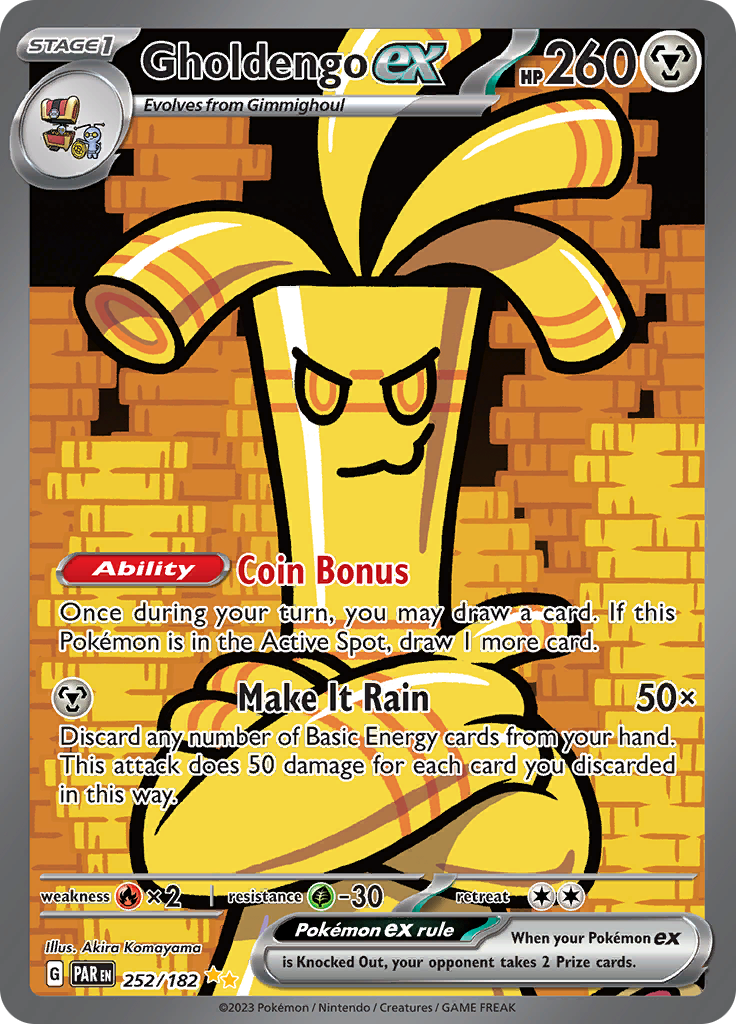 Gholdengo ex - #252/182 - Pokémon Scarlet & Violet - Paradox Rift
