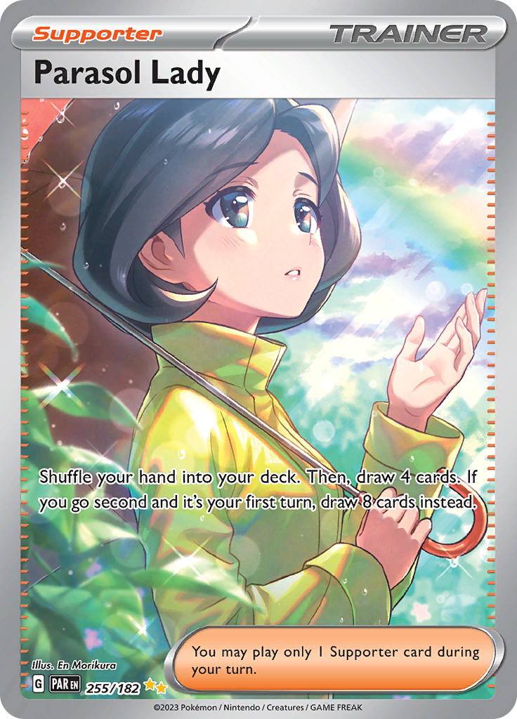 Parasol Lady - #255/182 - Pokémon Scarlet & Violet - Paradox Rift