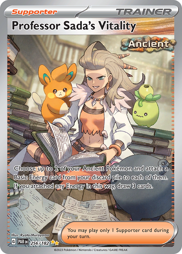 Professor Sada's Vitality - #256/182 - Pokémon Scarlet & Violet - Paradox Rift