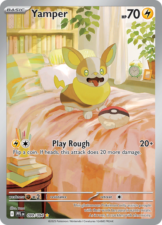 Yamper - #099/094 - Pokémon Mega Evolution - Phantasmal Flames