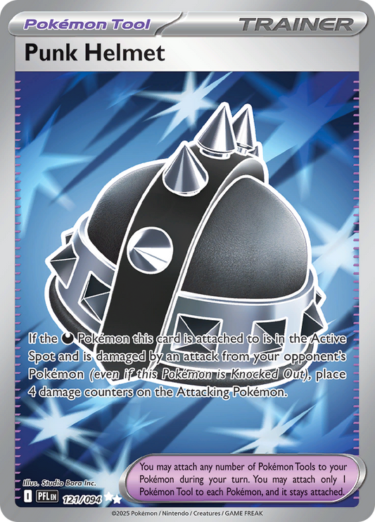 Punk Helmet - #121/094 - Pokémon Mega Evolution - Phantasmal Flames