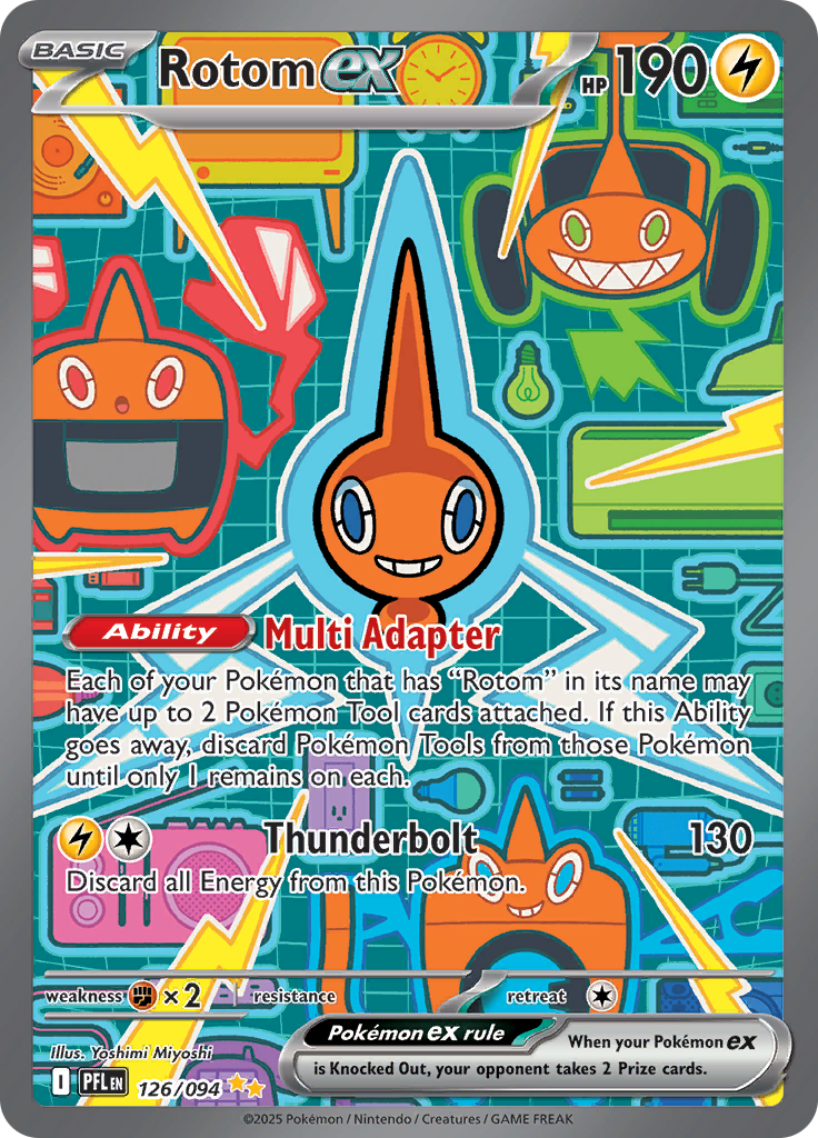 Rotom ex - #126/094 - Pokémon Mega Evolution - Phantasmal Flames