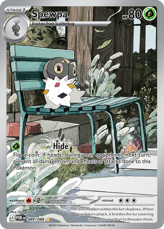 Spewpa - #089/088 - Pokémon Mega Evolution - Perfect Order