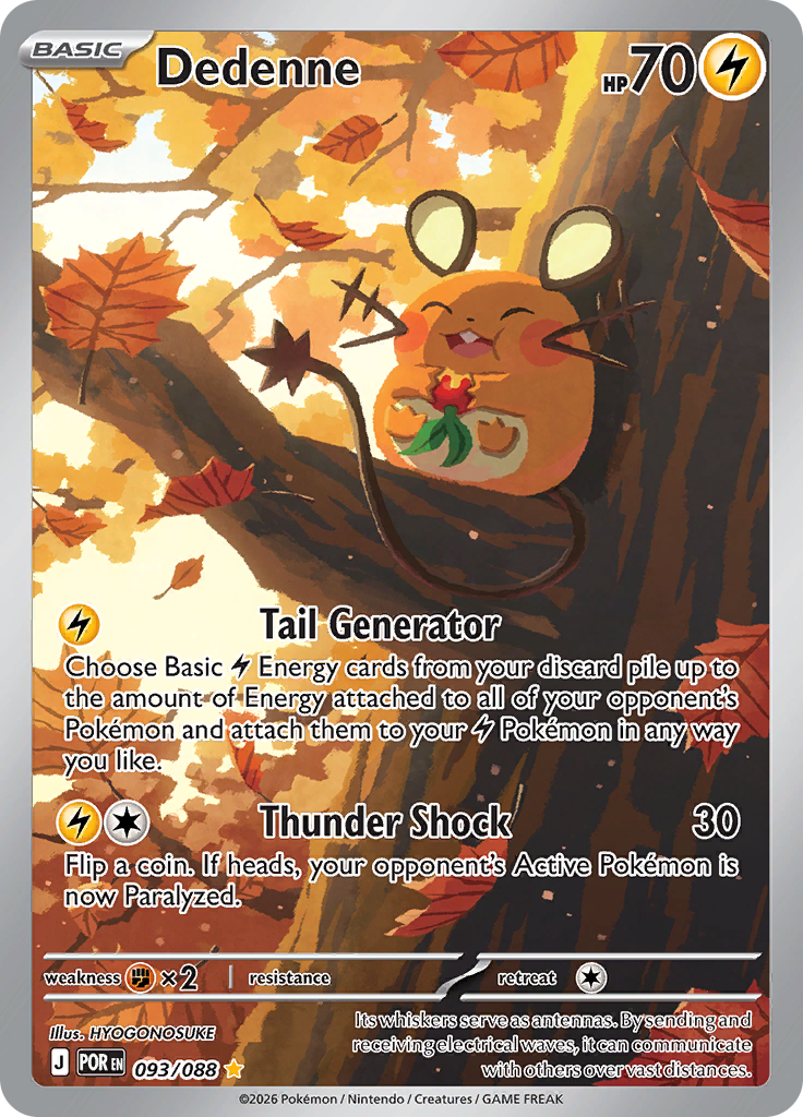 Dedenne - #093/088 - Pokémon Mega Evolution - Perfect Order