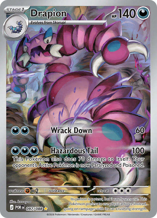 Drapion - #097/088 - Pokémon Mega Evolution - Perfect Order
