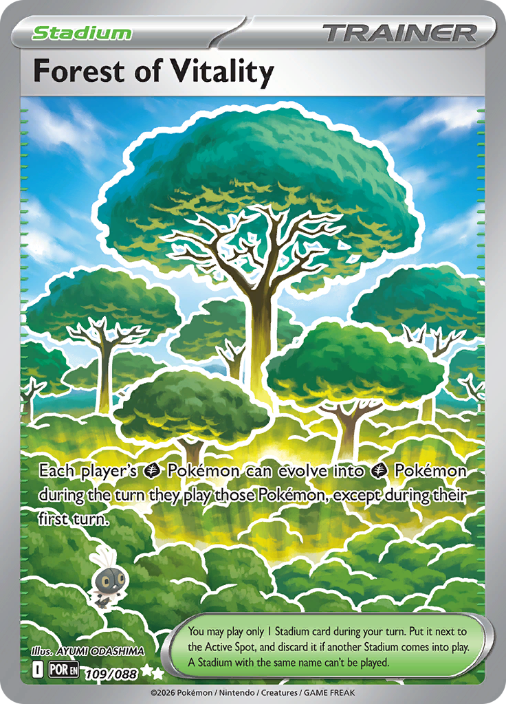 Forest of Vitality - #109/088 - Pokémon Mega Evolution - Perfect Order
