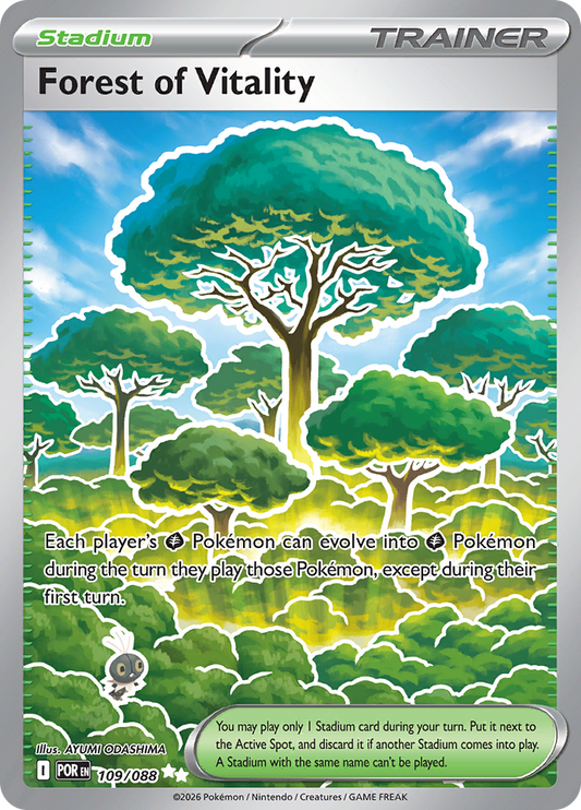 Forest of Vitality - #109/088 - Pokémon Mega Evolution - Perfect Order