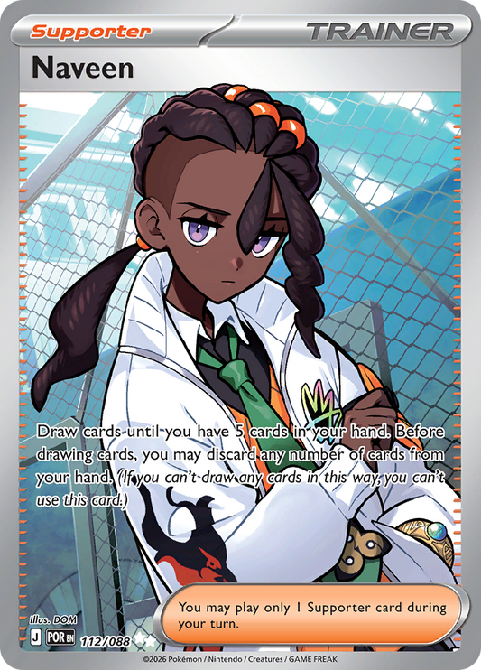 Naveen - #112/088 - Pokémon Mega Evolution - Perfect Order