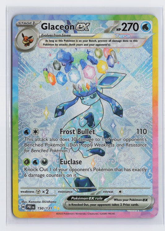 Glaceon ex - #150/131 - Pokémon Scarlet & Violet - Prismatic Evolution