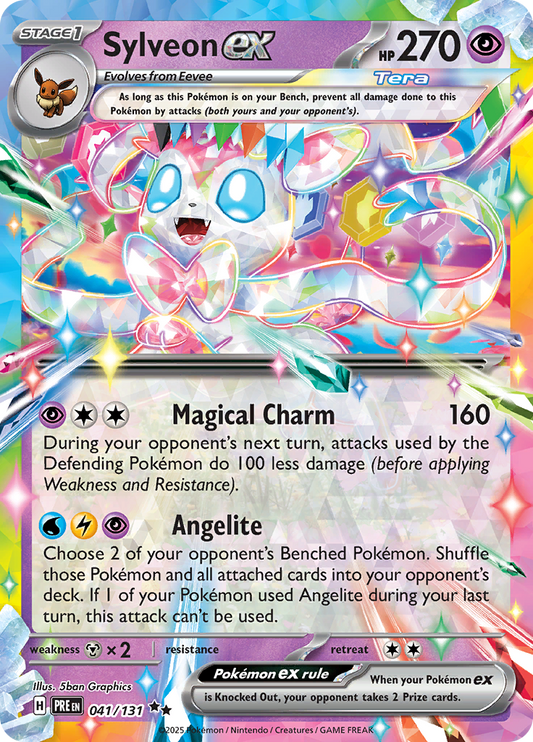 Sylveon ex - #41/131 - Pokémon Scarlet & Violet - Prismatic Evolution