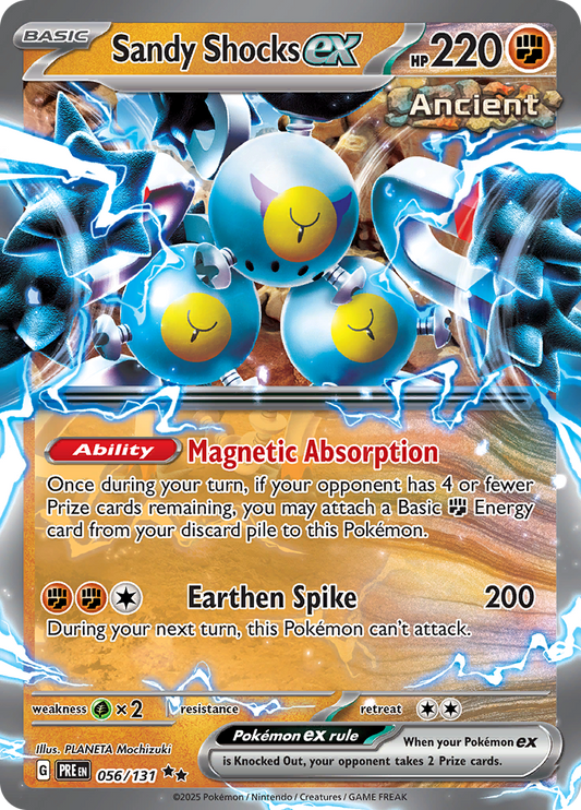 Sandy Shocks ex - #56/131 - Pokémon Scarlet & Violet - Prismatic Evolution