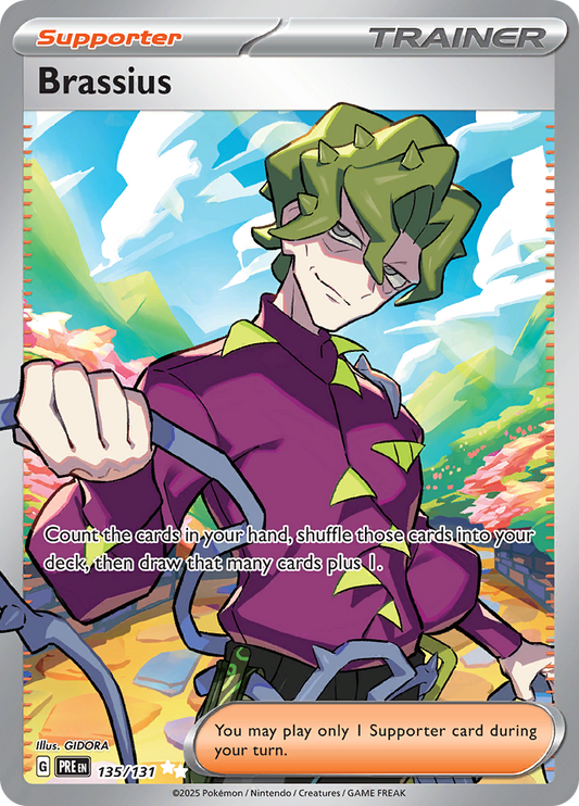 Brassius - #135/131 - Pokémon Scarlet & Violet - Prismatic Evolution