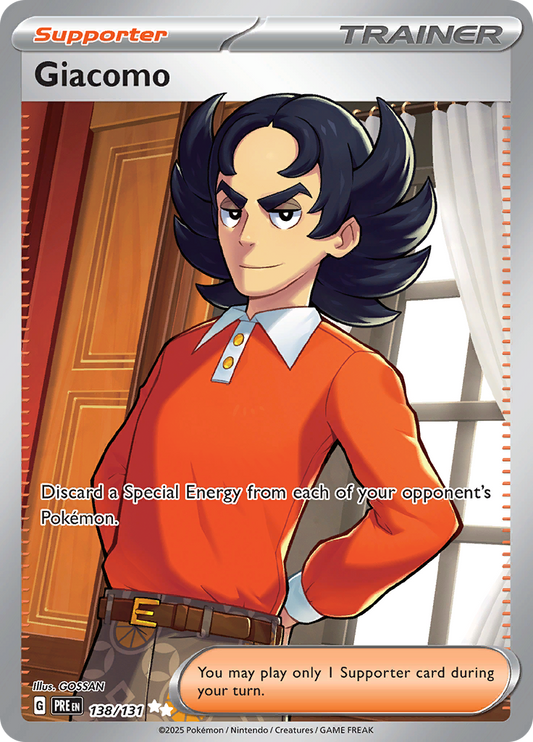 Giacomo - #138/131 - Pokémon Scarlet & Violet - Prismatic Evolution