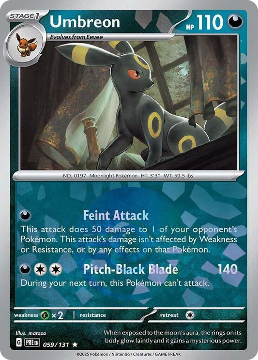 Umberon Pokeball - #59/131 - Pokémon Scarlet & Violet - Prismatic Evolution