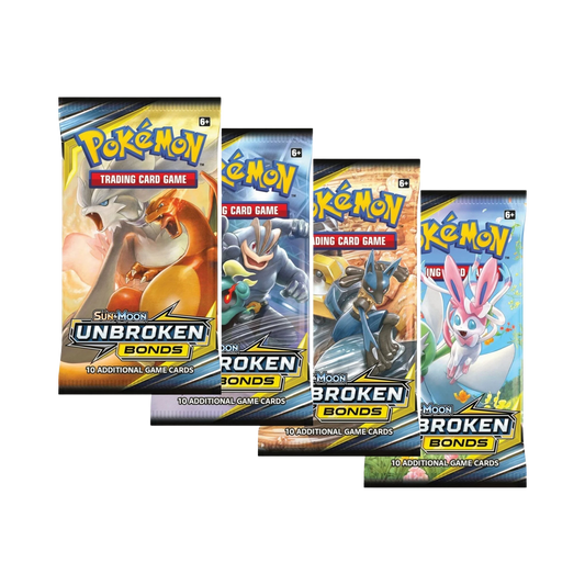 Pokémon Sun & Moon Unbroken Bonds Booster Pack – framsida
