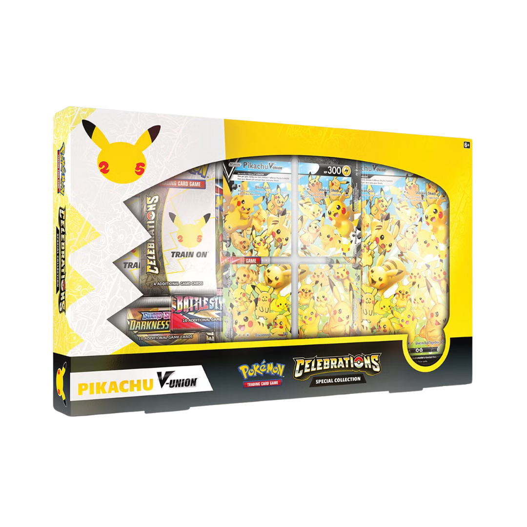 Pikachu V-Union Celebrations Special Collection – Pokémonkort från PokeTalk