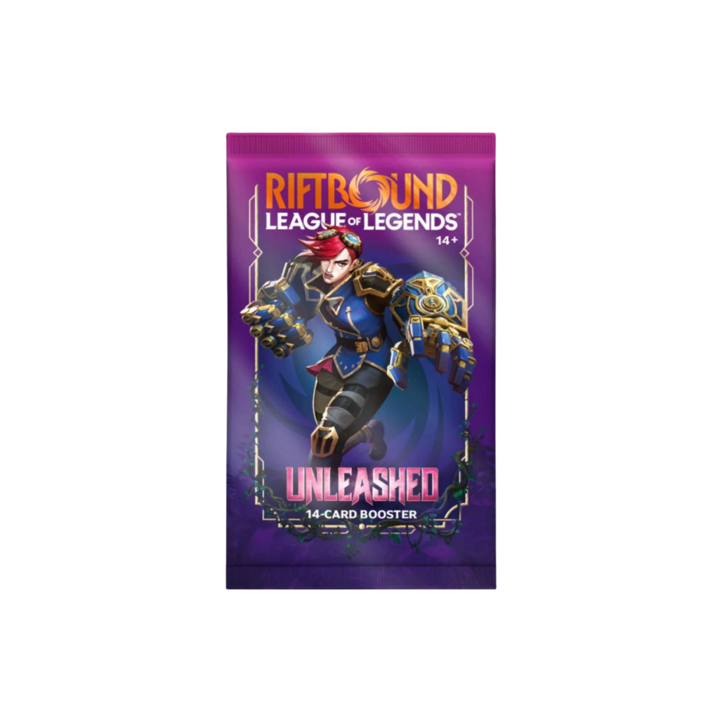Riftbound League of Legends TCG Unleashed Booster Pack med 14 kort