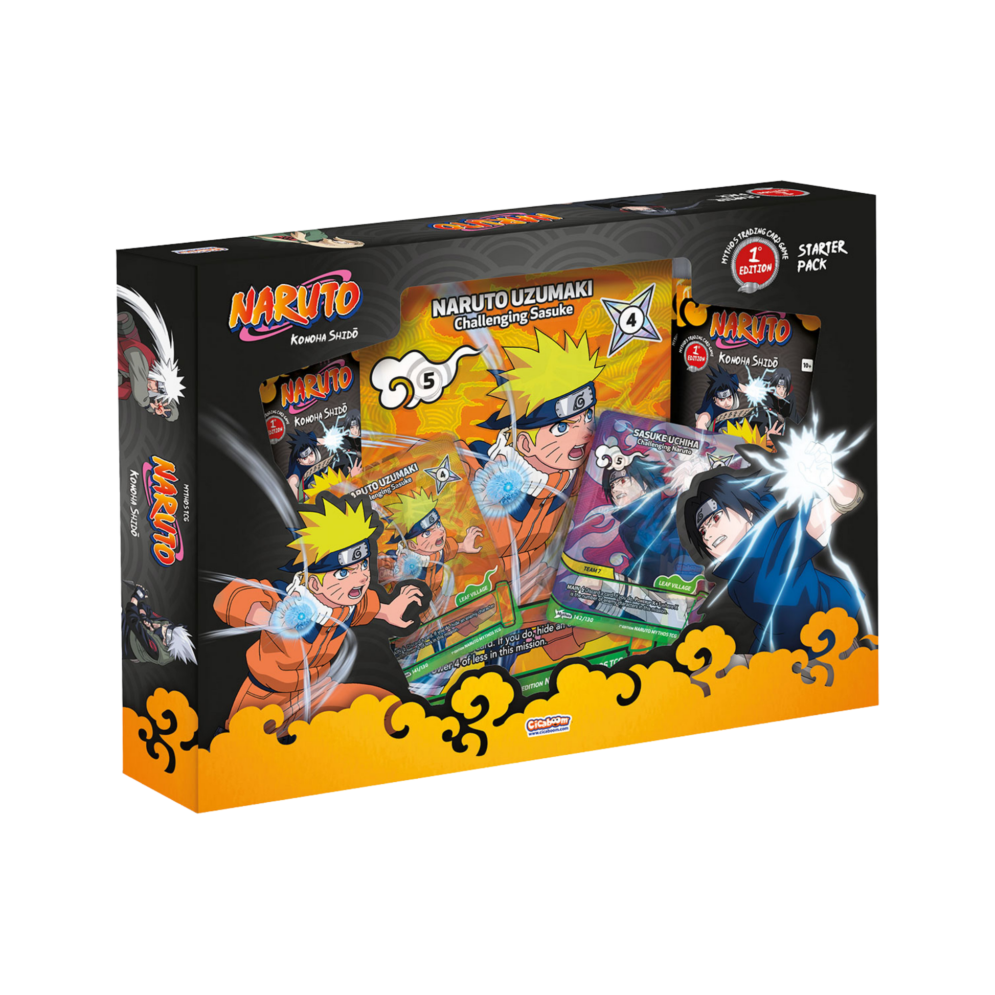 Naruto Mythos TCG First Set Special Pack Collection Box förseglad samlarbox