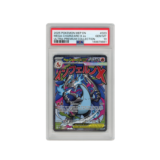 Mega Charizard X EX - #MEP023 PSA 10 - Pokémon Mega & Evolution: Promo