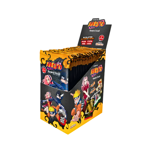 Naruto Mythos TCG Konoha Shido 2nd Edition Booster Box fabriksförseglad med booster packs