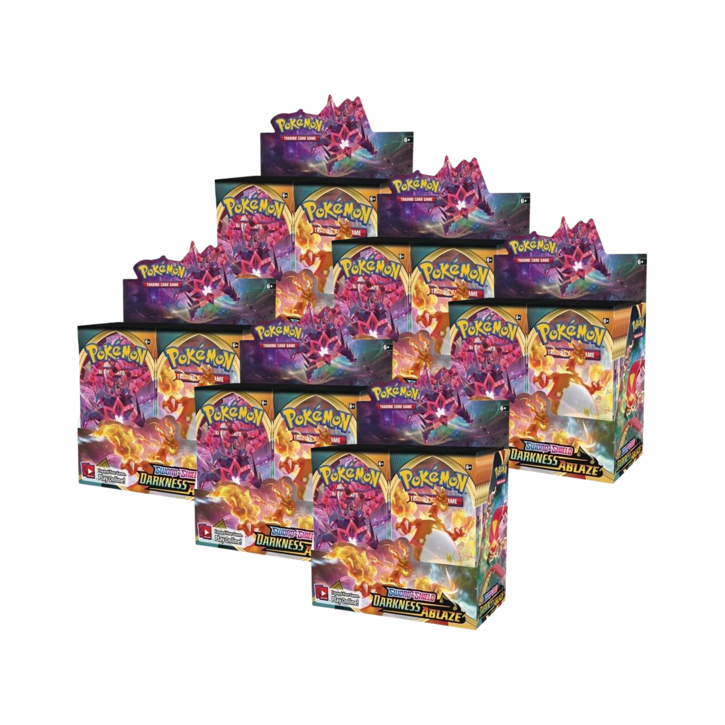 Pokémon Sword & Shield: Darkness Ablaze Booster Box Case (6st.)