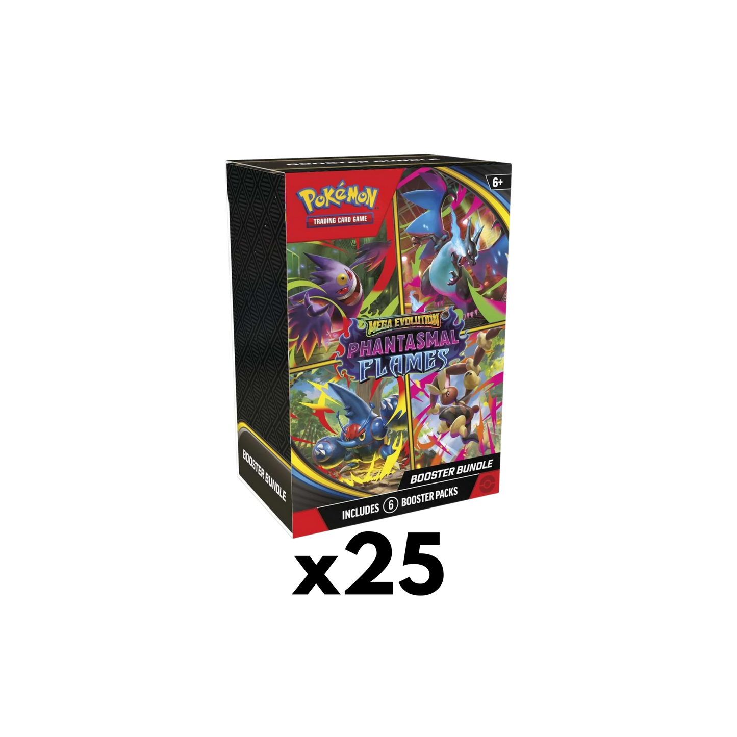 Pokémon Mega Evolution: Phantasmal Flames Booster Bundle Case x25