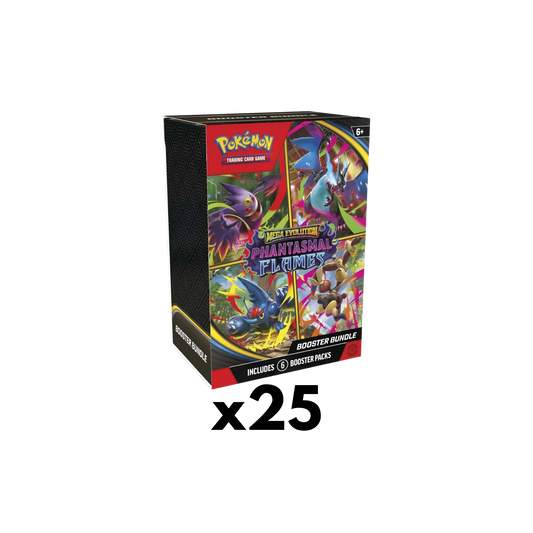 Pokémon Mega Evolution: Phantasmal Flames Booster Bundle Case x25