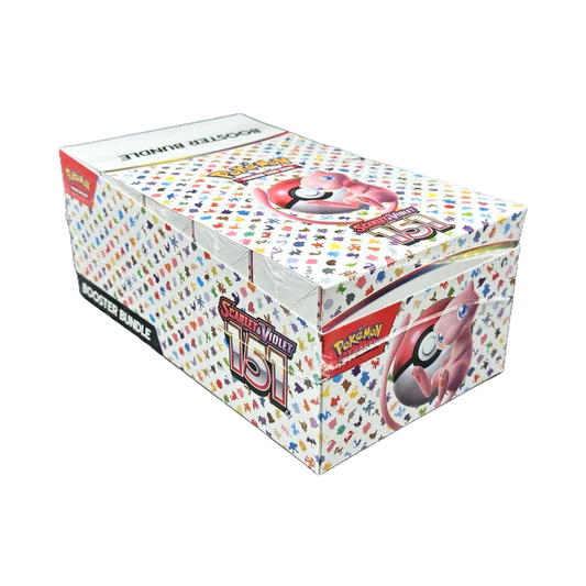 Pokémon Scarlet & Violet 151 Booster Bundle Display med 10 förseglade booster bundles hos PokeTalk Sverige.