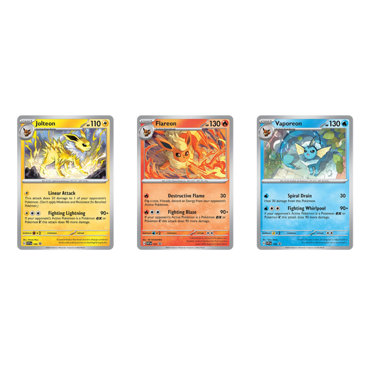 Flareon & Vaporeon & Jolteon - #SVP167-SVP169 - Pokémon: Scarlet & Violet Promo