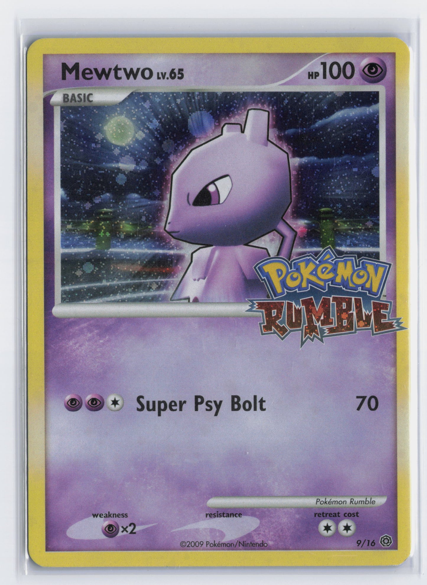 Mewtwo - #9/16 - Pokémon Rumble