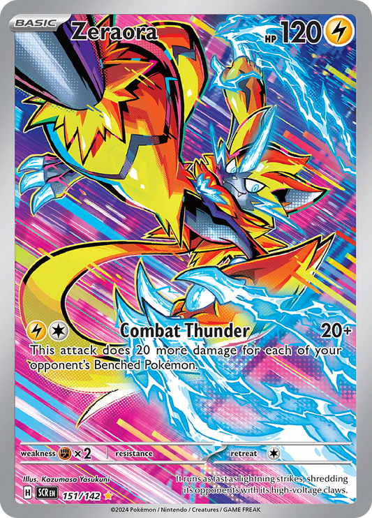 Zeraora - #151/142 - Pokémon Scarlet & Violet - Stellar Crown