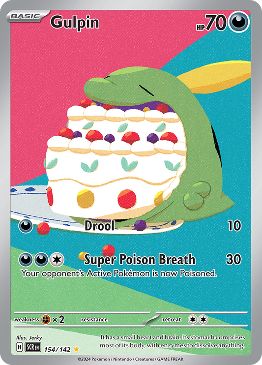 Gulping - #154/142 - Pokémon Scarlet & Violet - Stellar Crown