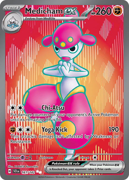 Medicham ex - #162/142 - Pokémon Scarlet & Violet - Stellar Crown