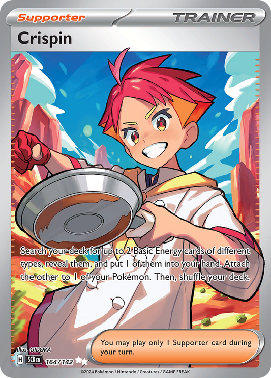 Crispin - #164/142 - Pokémon Scarlet & Violet - Stellar Crown