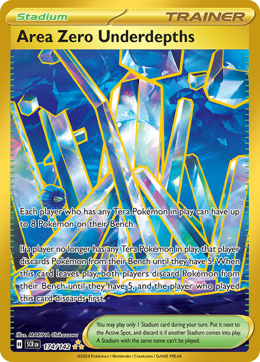 Area Zero Underdepths - #174/142 - Pokémon Scarlet & Violet - Stellar Crown