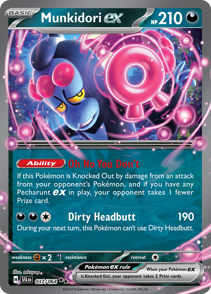 Munkidori ex - #37/64 - Pokémon Scarlet & Violet - Shrouded Fable
