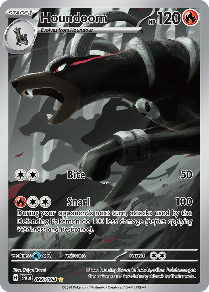 Houndoom - #66/64 - Pokémon Scarlet & Violet - Shrouded Fable