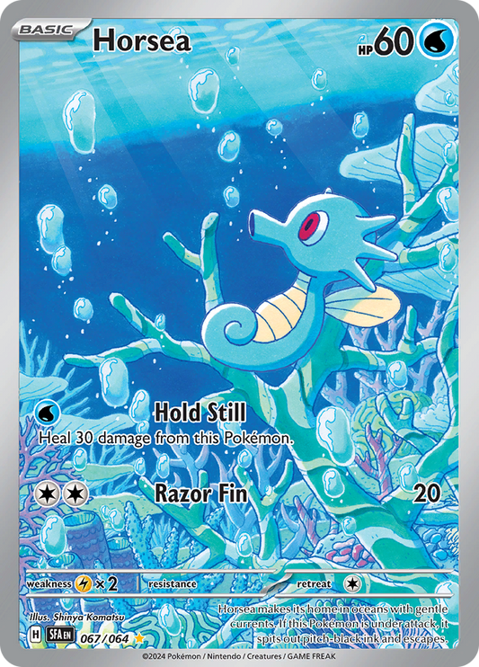Horsea - #67/64 - Pokémon Scarlet & Violet - Shrouded Fable