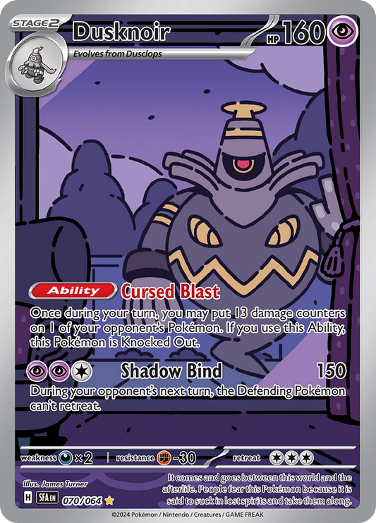Dusknoir - #70/64 - Pokémon Scarlet & Violet - Shrouded Fable