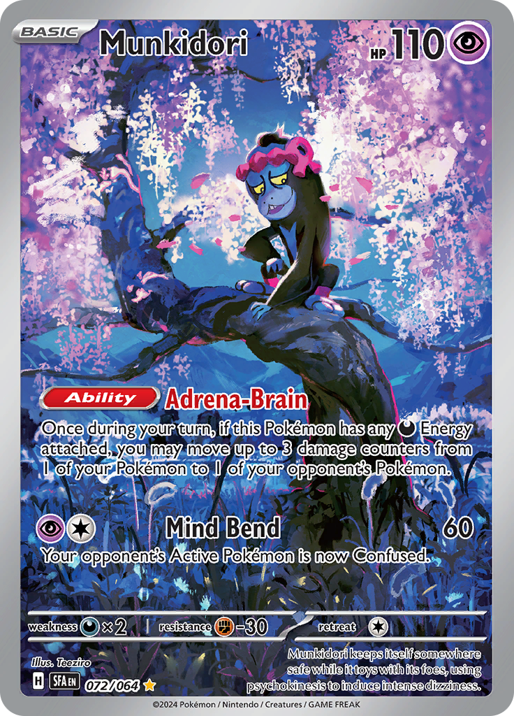 Munkidori - #72/64 - Pokémon Scarlet & Violet - Shrouded Fable