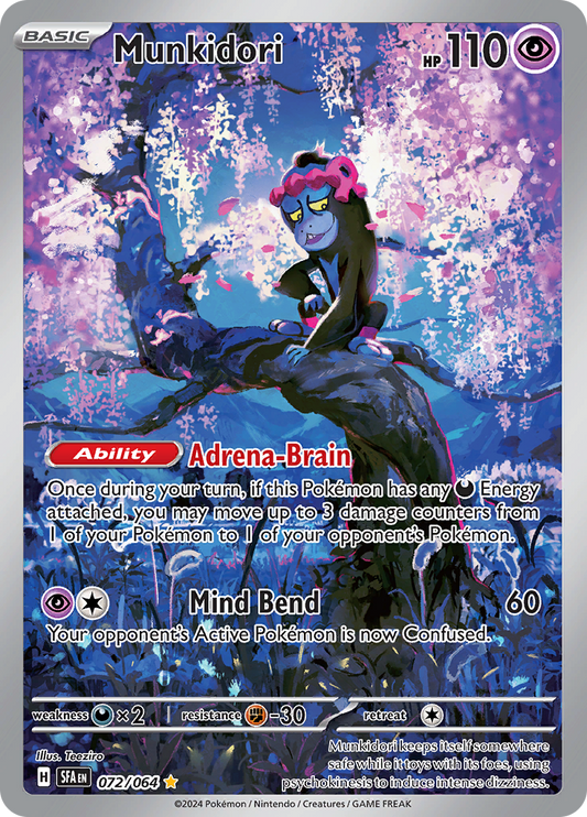 Munkidori - #72/64 - Pokémon Scarlet & Violet - Shrouded Fable