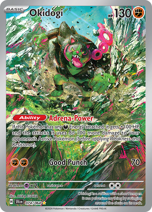 Okidogi - #74/64 - Pokémon Scarlet & Violet - Shrouded Fable