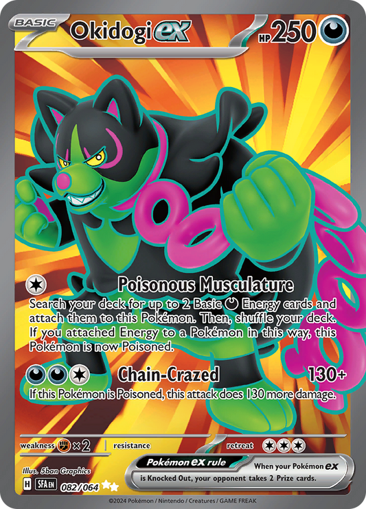 Okidogi ex - #82/64 - Pokémon Scarlet & Violet - Shrouded Fable